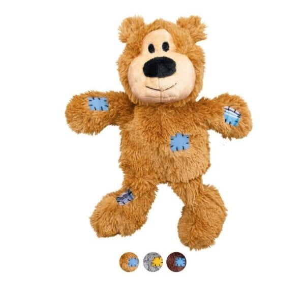 Brinquedo Pelúcia Kong Wild Knots Bear - Urso de Pelúcia com corda Resistente